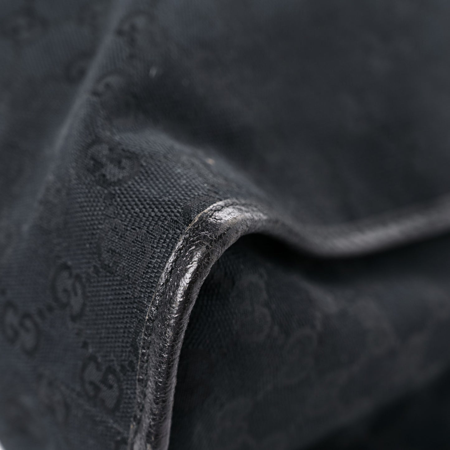 Monogram Large Tote Black