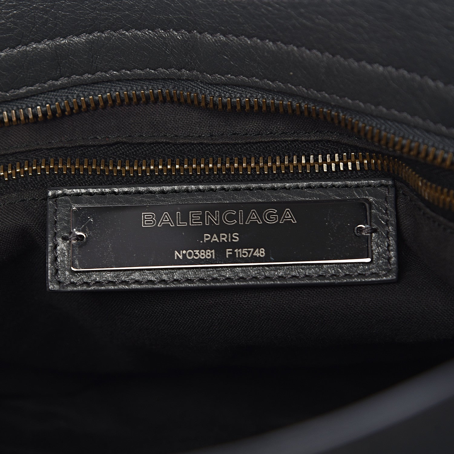 Balenciaga Agneau Classic Hardware City Gris Fossile 6 of 12