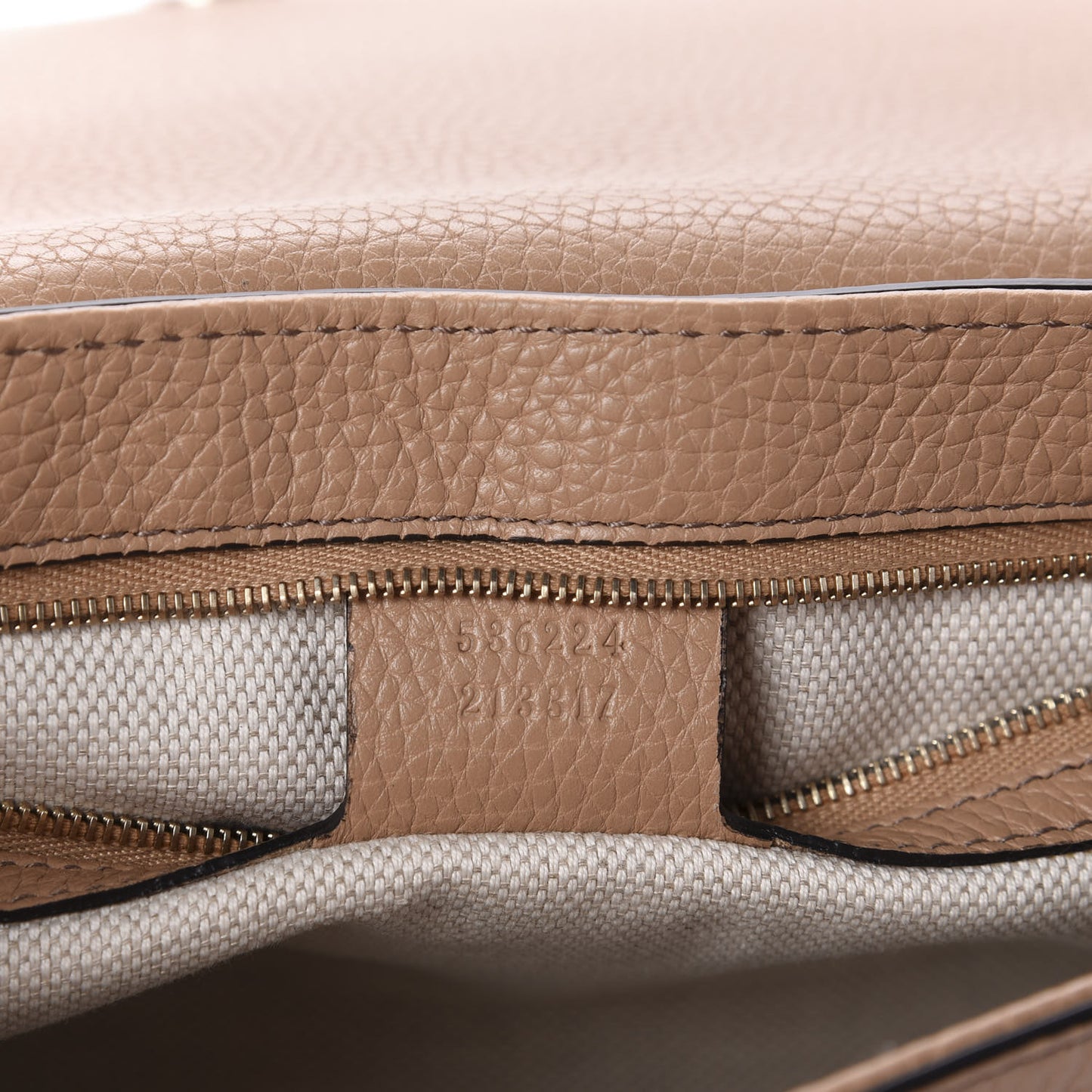Pebbled Calfskin Medium Soho Flap Crossbody Camelia