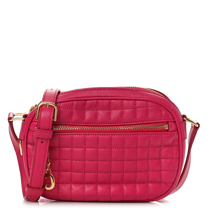 Celine Calfskin Quilted Small C Charm Bag Pink 1 of 8