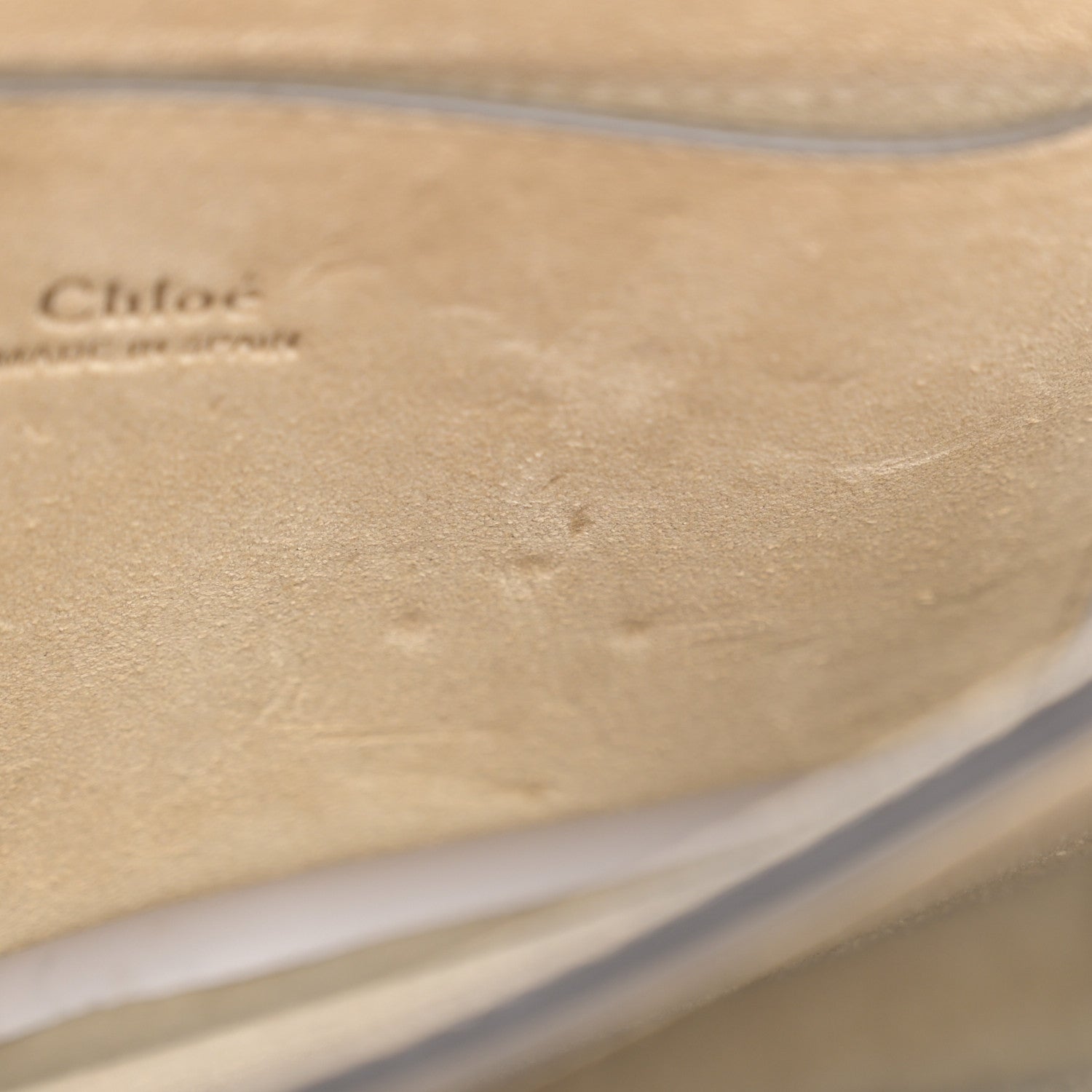 Chloe Suede Calfskin Small Faye Shoulder Bag Motty Grey 10 of 11