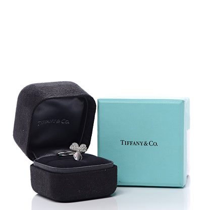 Tiffany Platinum Diamond Paper Flowers Ring 52 6 6 of 6
