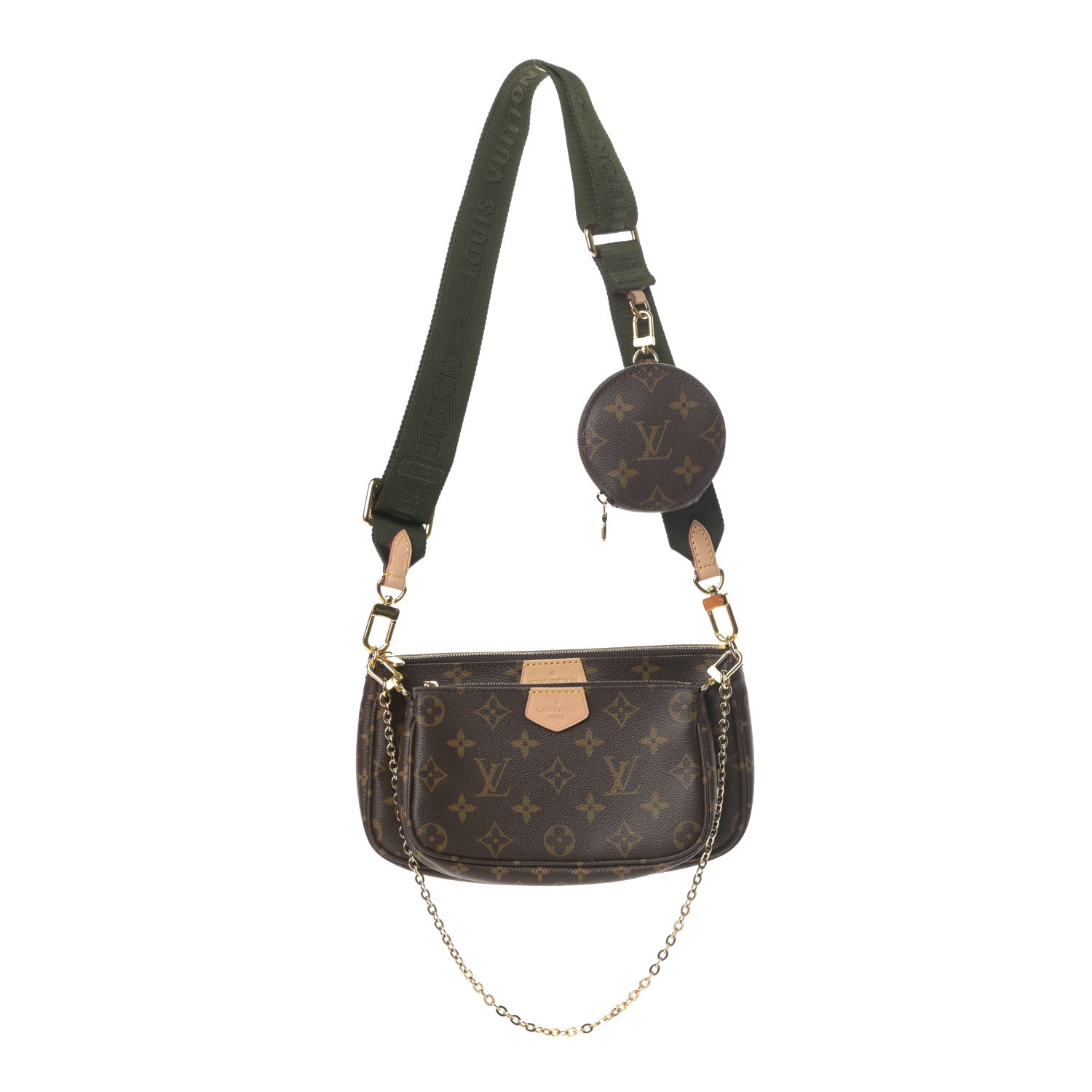 Louis Vuitton Monogram Multi Pochette Accessories Kaki 1 of 14