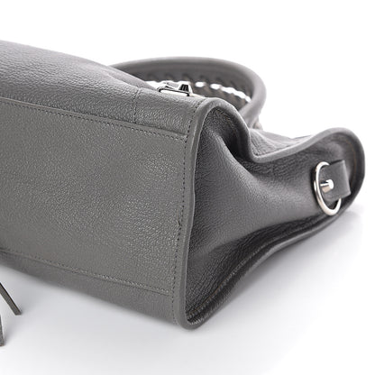 Balenciaga Chevre Silver Metallic Edge Hardware City Gris Acier 8 of 8