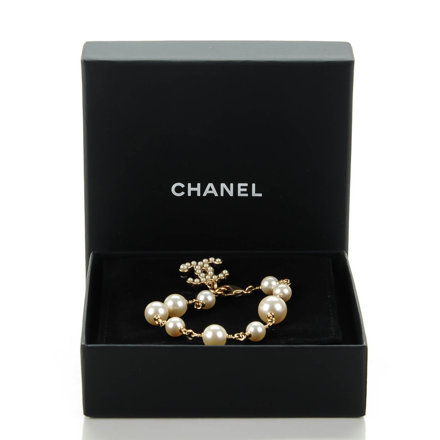 Chanel Pearl CC Bracelet Gold 5 of 5