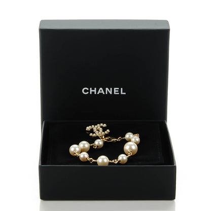 Chanel Pearl CC Bracelet Gold 5 of 5