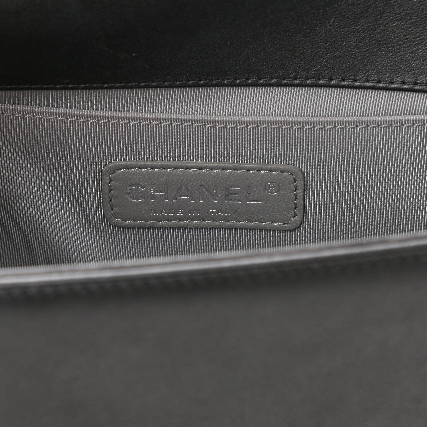 Chanel Metallic Calfskin Quilted Medium Boy Flap Black 5 of 8