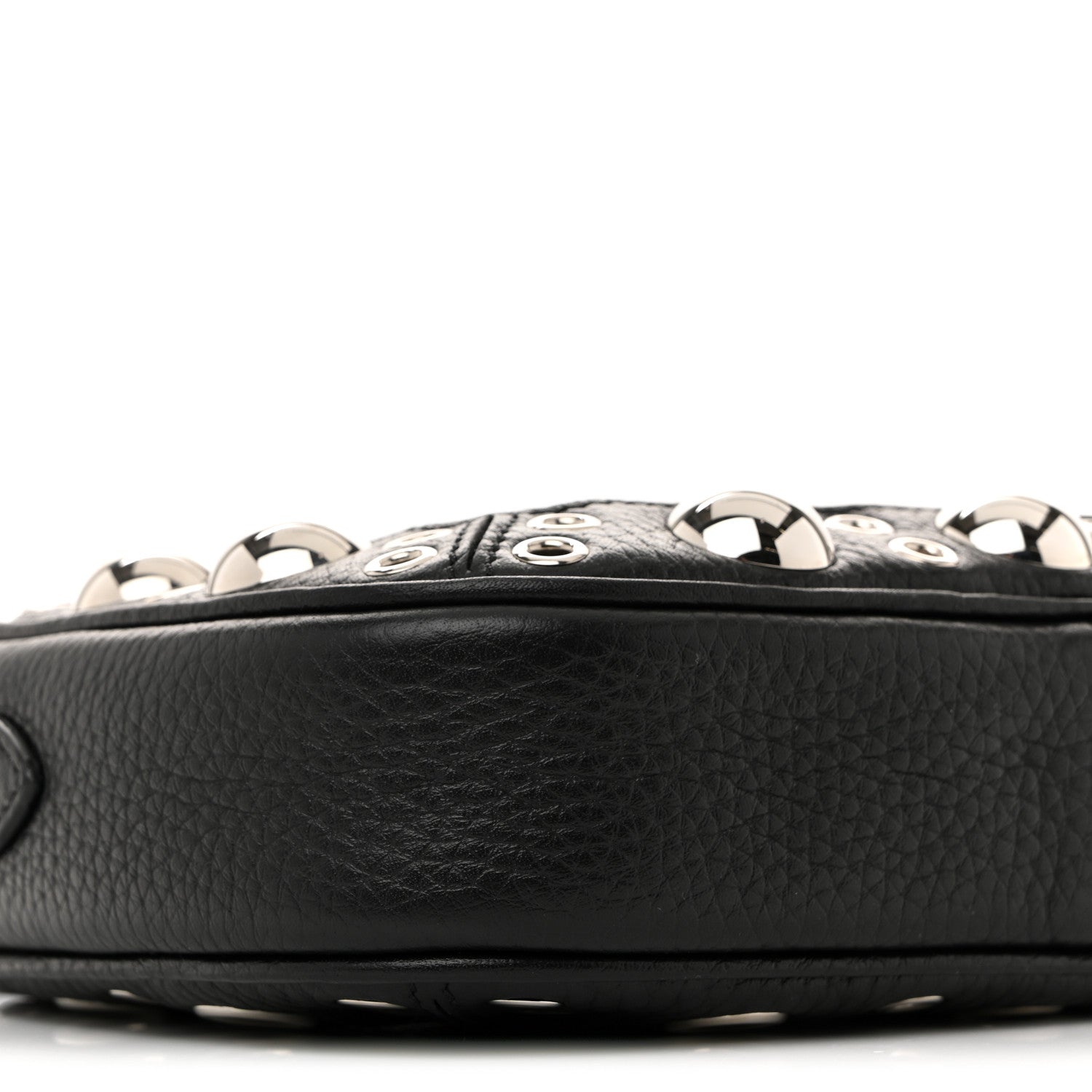 Valentino Garavani Grainy Calfskin Studded Nellcote Crossbody Bag Black 8 of 9