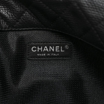 Chanel Calfskin Quilted XXL Travel Flap Bag Black 6 of 11