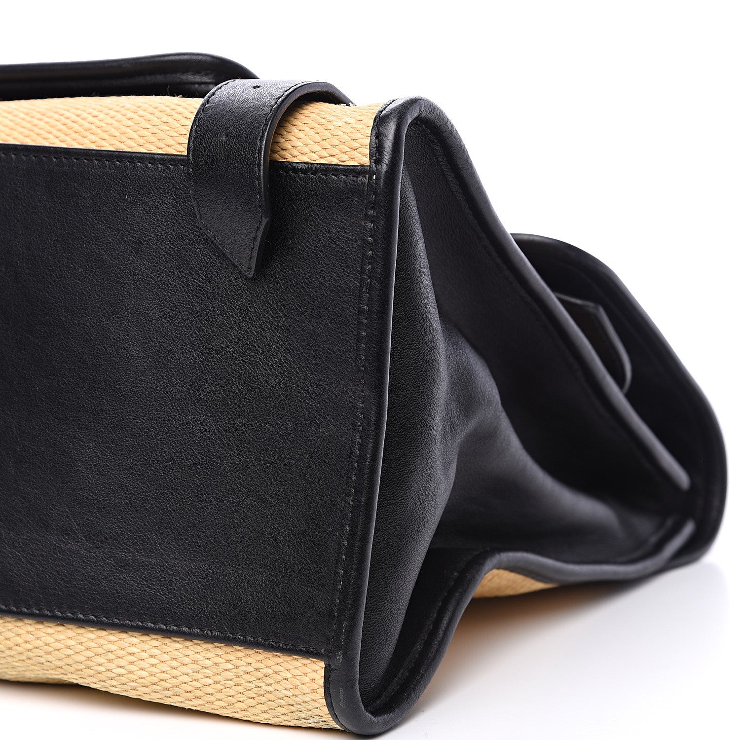 Proenza Schouler Calfskin Straw PS1 Keep All Black 10 of 15