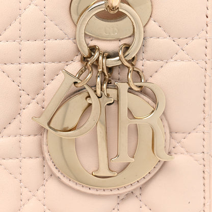 Christian Dior Lambskin Cannage Small Lucky Badges My Lady Dior Pink 14 of 14