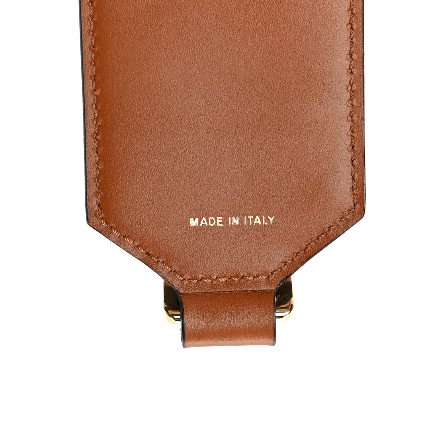 Fendi Ribbon Vitello King Logo Embossed Gingham Woven Adjustable Strap You Panna Black Cuoio 4 of 4