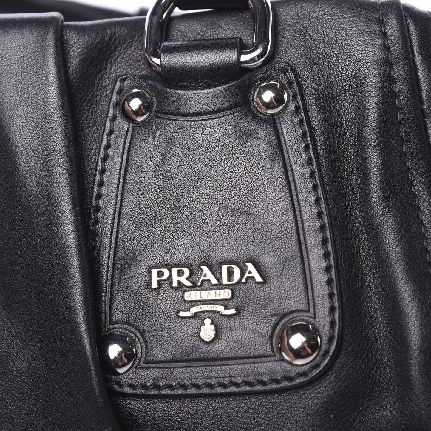 Soft Calf Shoulder Bag Black
