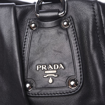 Prada Soft Calf Shoulder Bag Black 12 of 12
