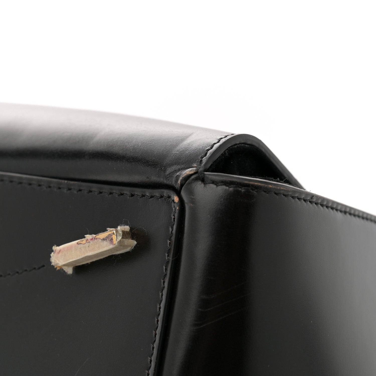 Salvatore Ferragamo Brushed Off Calfskin XL Gancini Buckles Tote Bag Black 13 of 13