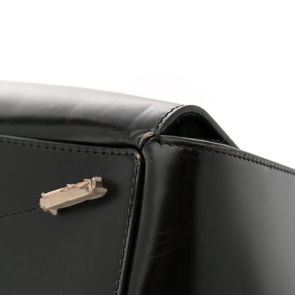 Salvatore Ferragamo Brushed Off Calfskin XL Gancini Buckles Tote Bag Black 13 of 13