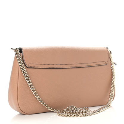 Gucci Pebbled Calfskin Medium Soho Flap Crossbody Camelia 3 of 10