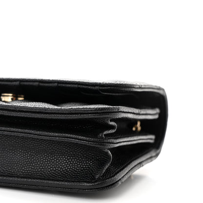 Chanel Caviar Quilted Mini Wallet On Chain WOC Black 10 of 11
