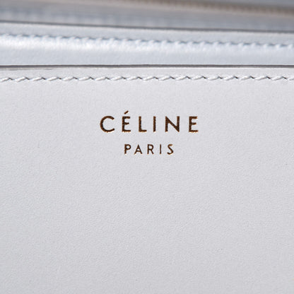 Celine Box Calfskin Medium Classic Box Flap Bag Sky 7 of 8
