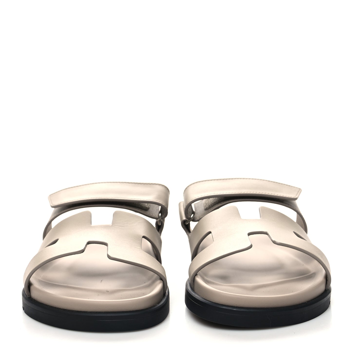 Calfskin Womens Chypre Sandals 39 Beige Mastic