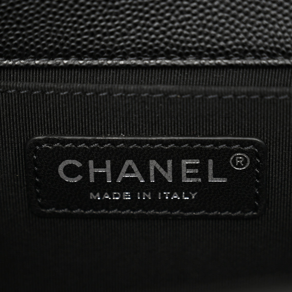 Chanel Caviar Quilted Medium Boy Flap Black 6 of 10