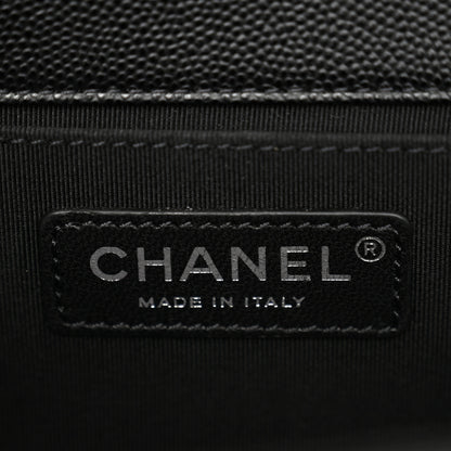 Chanel Caviar Quilted Medium Boy Flap Black 6 of 10
