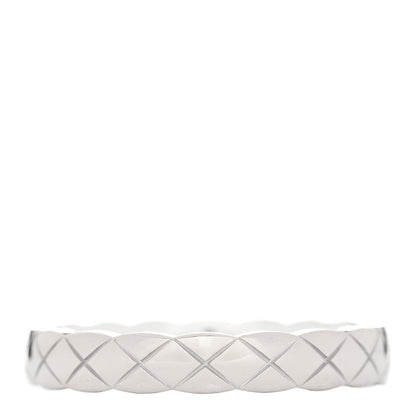 Chanel 18K White Gold Mini Coco Crush Ring 53 6.5 2 of 4