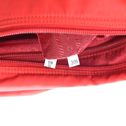 Prada Nylon Vela Sport Saffiano Messenger Bag Rosso 8 of 11