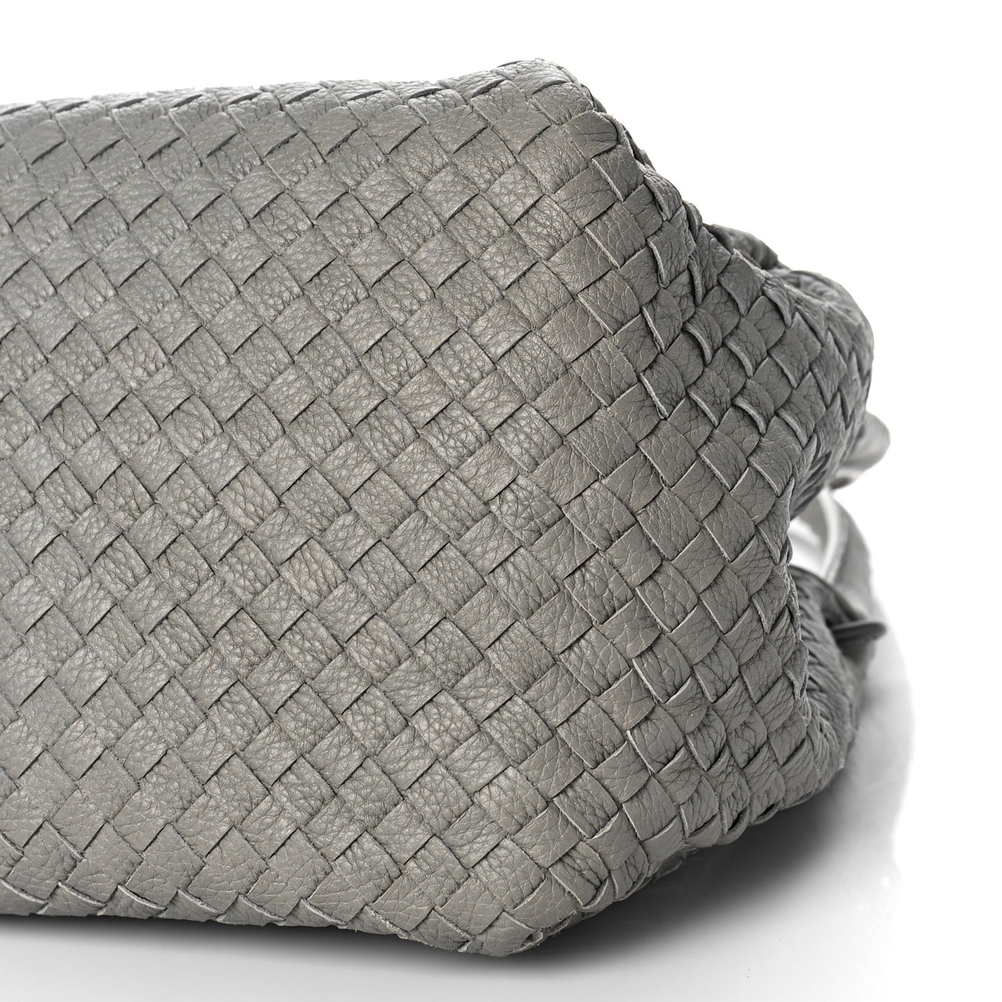 Nappa Intrecciato Parachute Bag Grey
