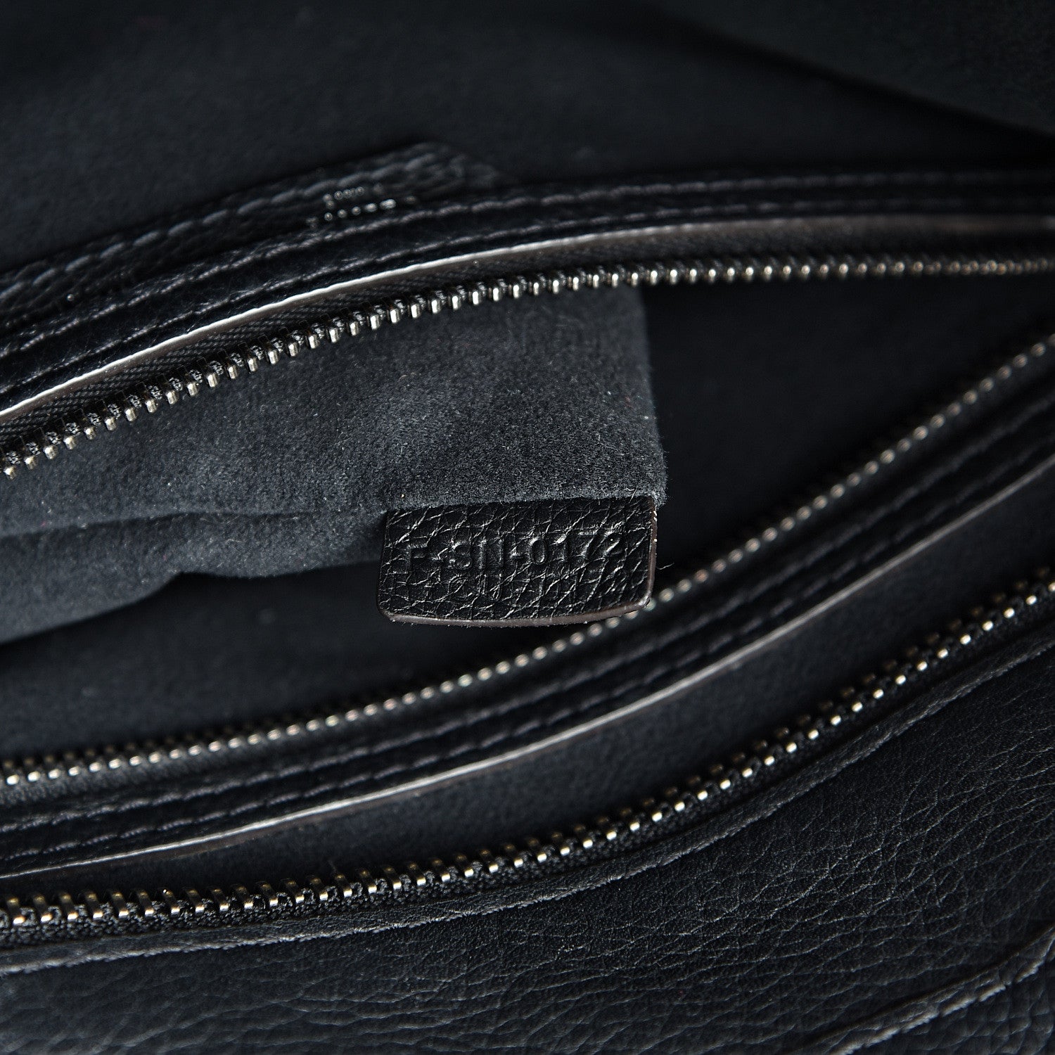 Celine Drummed Calfskin Mini Luggage Black 6 of 13