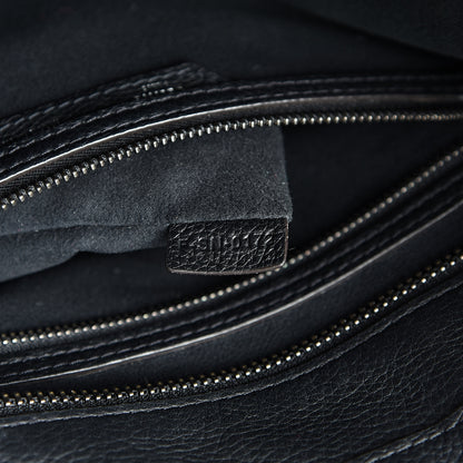 Celine Drummed Calfskin Mini Luggage Black 6 of 13
