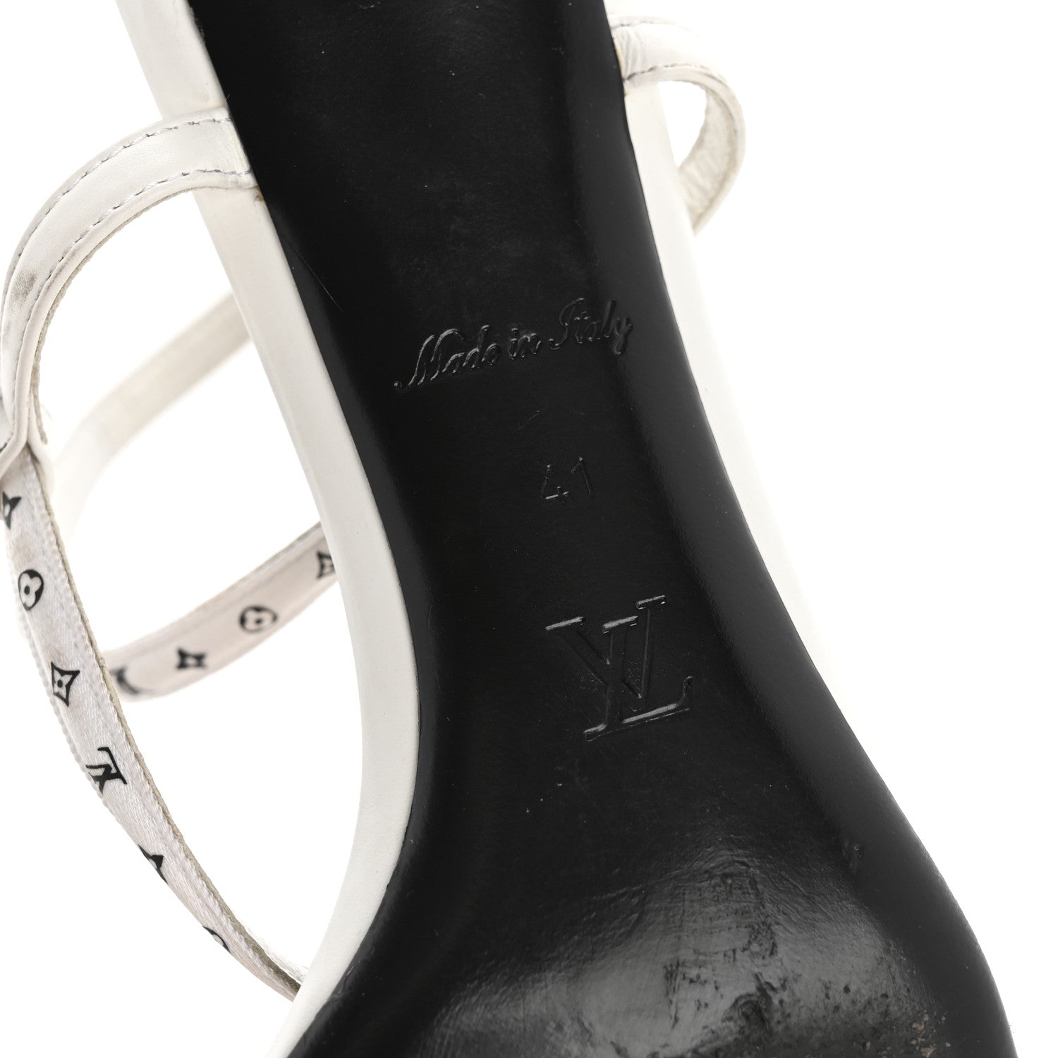 Louis Vuitton Satin Calfskin Citizen Sandal 41 White 15 of 18