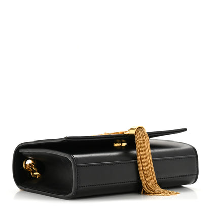 Saint Laurent Calfskin Small Classic Monogram Kate Tassel Satchel Black 4 of 15