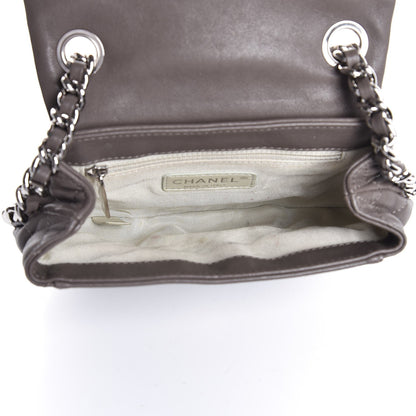 Chanel Washed Lambskin Quilted Mini Chain Around Flap Taupe 5 of 9