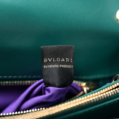 Bulgari Calfskin Serpenti Forever Shoulder Bag Emerald Green 8 of 11