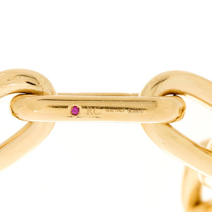 Roberto Coin 18K Yellow Gold Chunky Paper Clip Bracelet 3 of 3