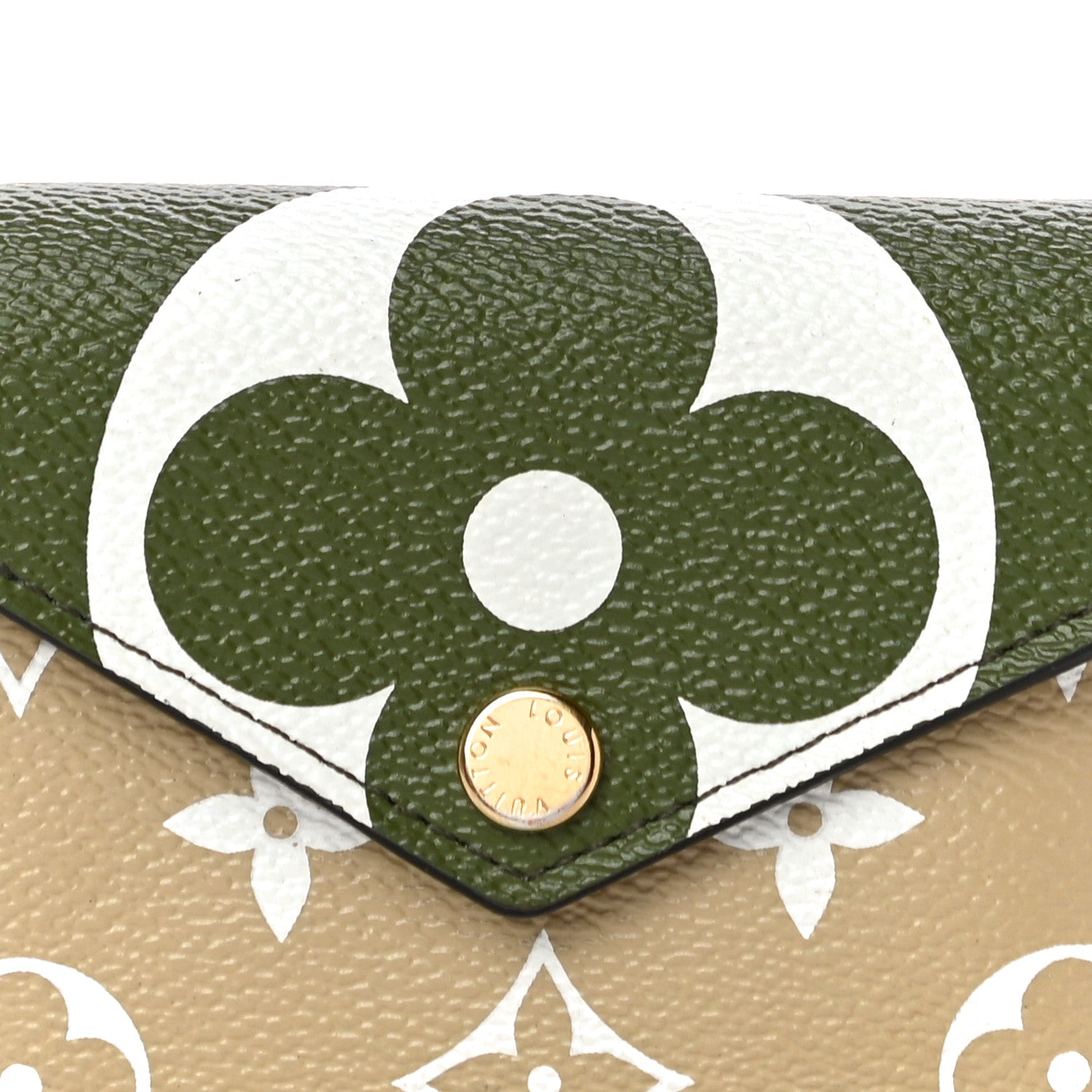 Louis Vuitton Monogram Giant Zoe Wallet Kaki 7 of 14