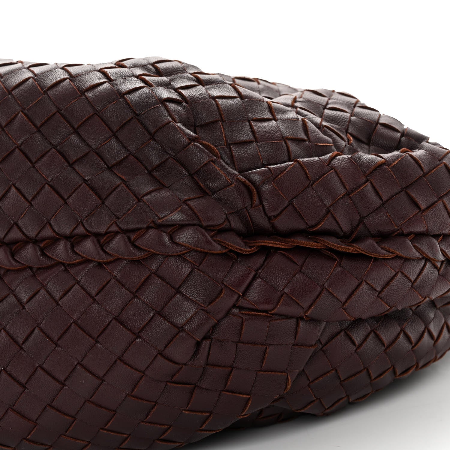Bottega Veneta Nappa Intrecciato Medium Belly Veneta Hobo Aubergine 9 of 9