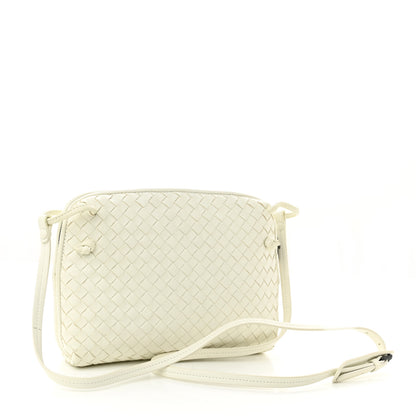 Bottega Veneta Nappa Intrecciato Nodini Crossbody Messenger White 4 of 11