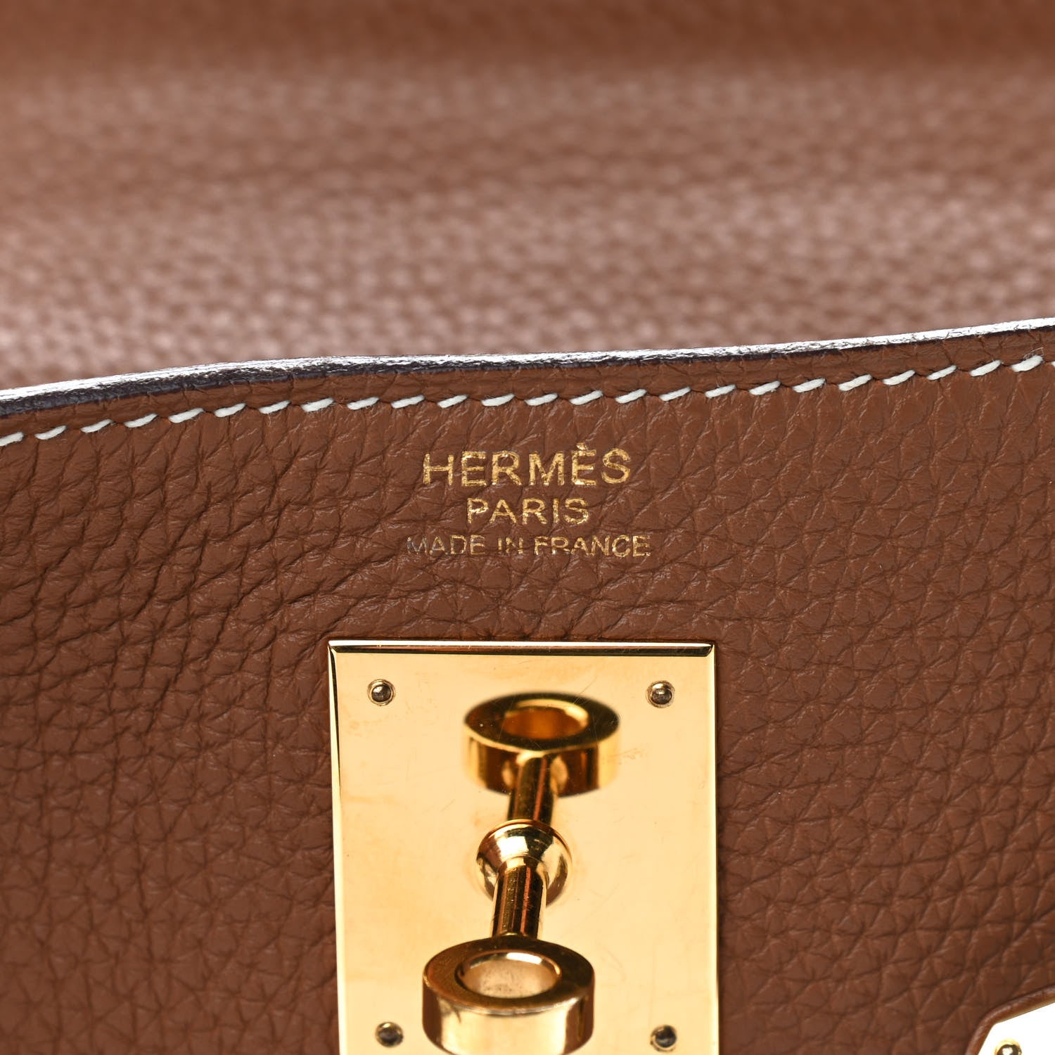 Hermes Togo Kelly Retourne 32 Gold 6 of 13