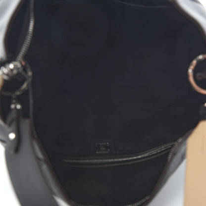 MCM Calfskin Ottomar Monogram Large Klara Hobo Black 6 of 7