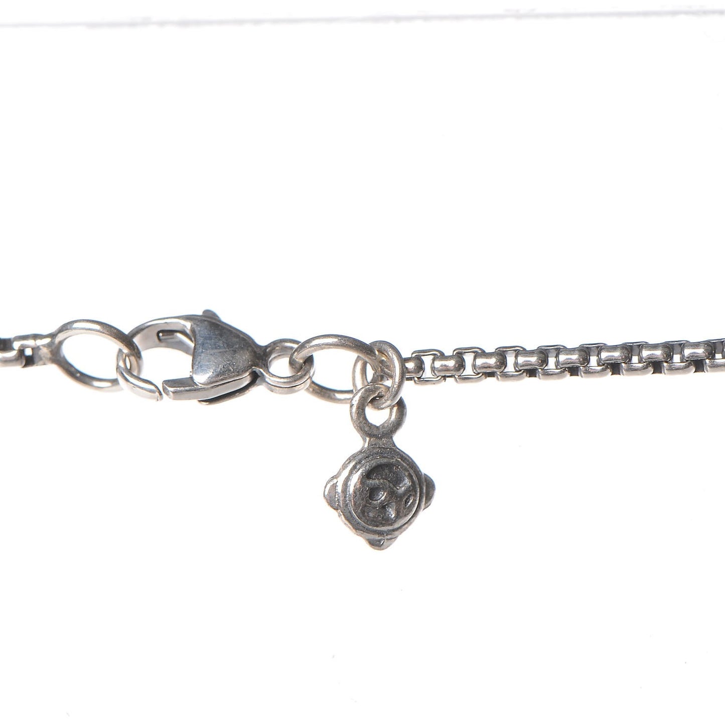 Sterling Silver Diamond Prasiolite 14mm Albion Pendant Necklace