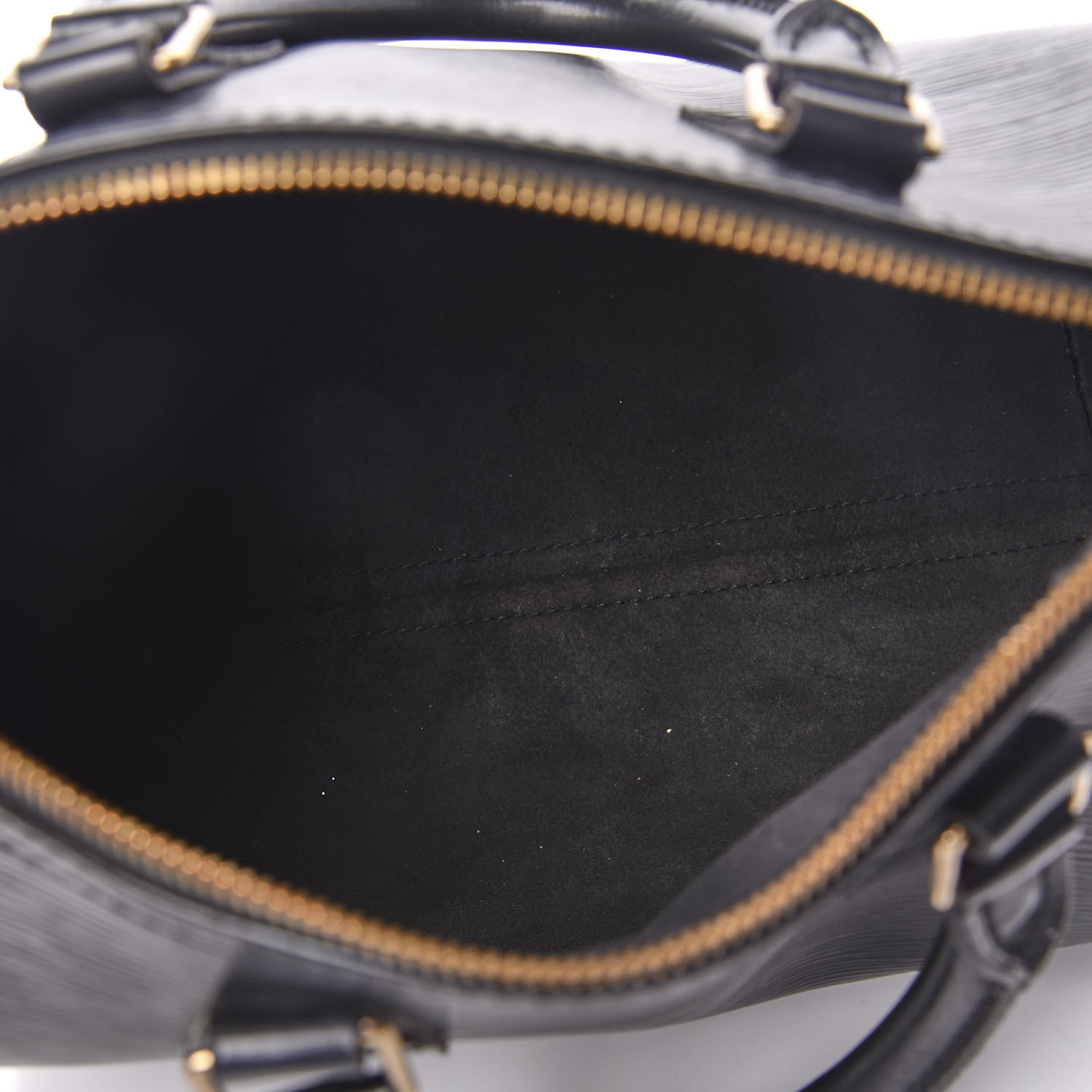 Louis Vuitton Epi Speedy 25 Black 5 of 14