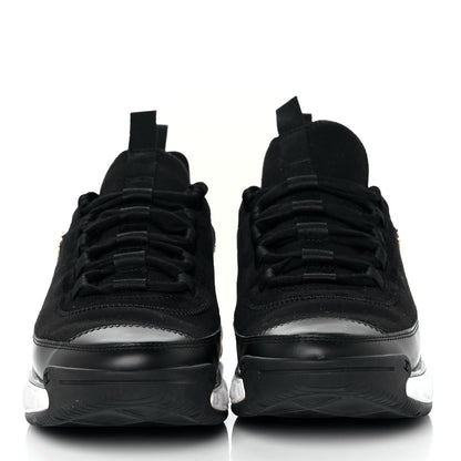Chanel Velvet Calfskin Mixed Fibers CC Sneakers 39 Black 2 of 9