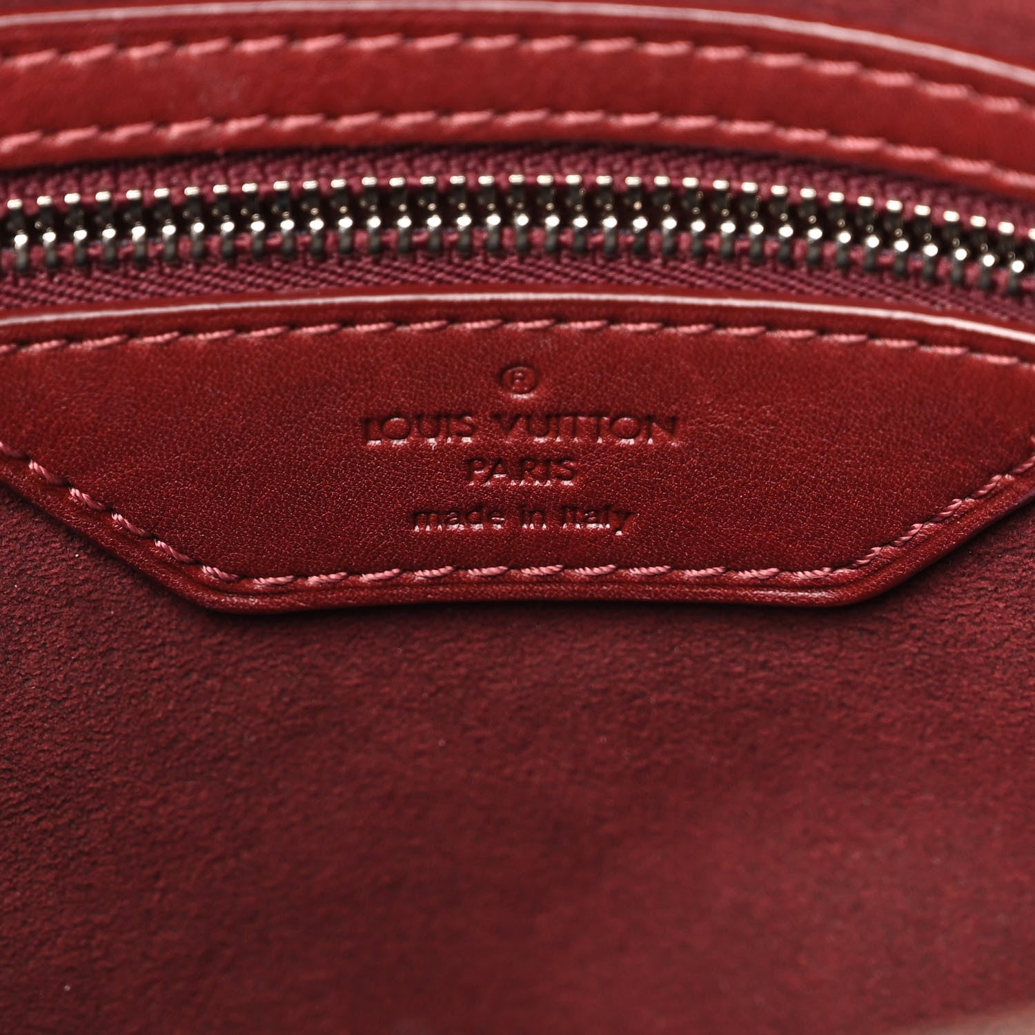 Louis Vuitton Monogram Lambskin Antheia Ixia MM Fuchsia 6 of 9