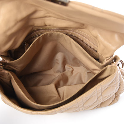 Christian Dior Lambskin Cannage New Lock Flap Beige 10 of 10