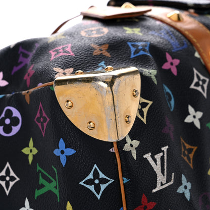 Louis Vuitton Monogram Multicolor Keepall 45 Black 16 of 44