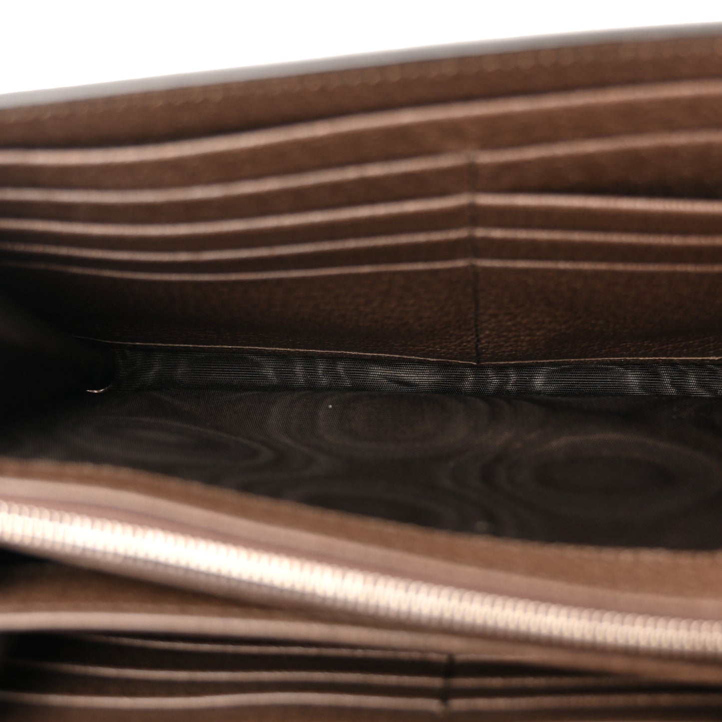 Monogram Jumbo GG Textured Dollar Calfskin Mini Dionysus Chain Wallet Camel Ebony New Acero