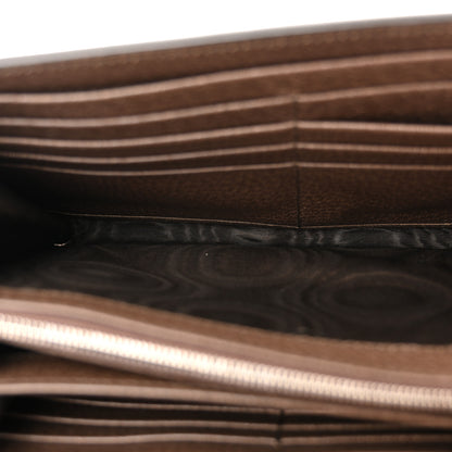 Gucci Monogram Jumbo GG Textured Dollar Calfskin Mini Dionysus Chain Wallet Camel Ebony New Acero 5 of 13