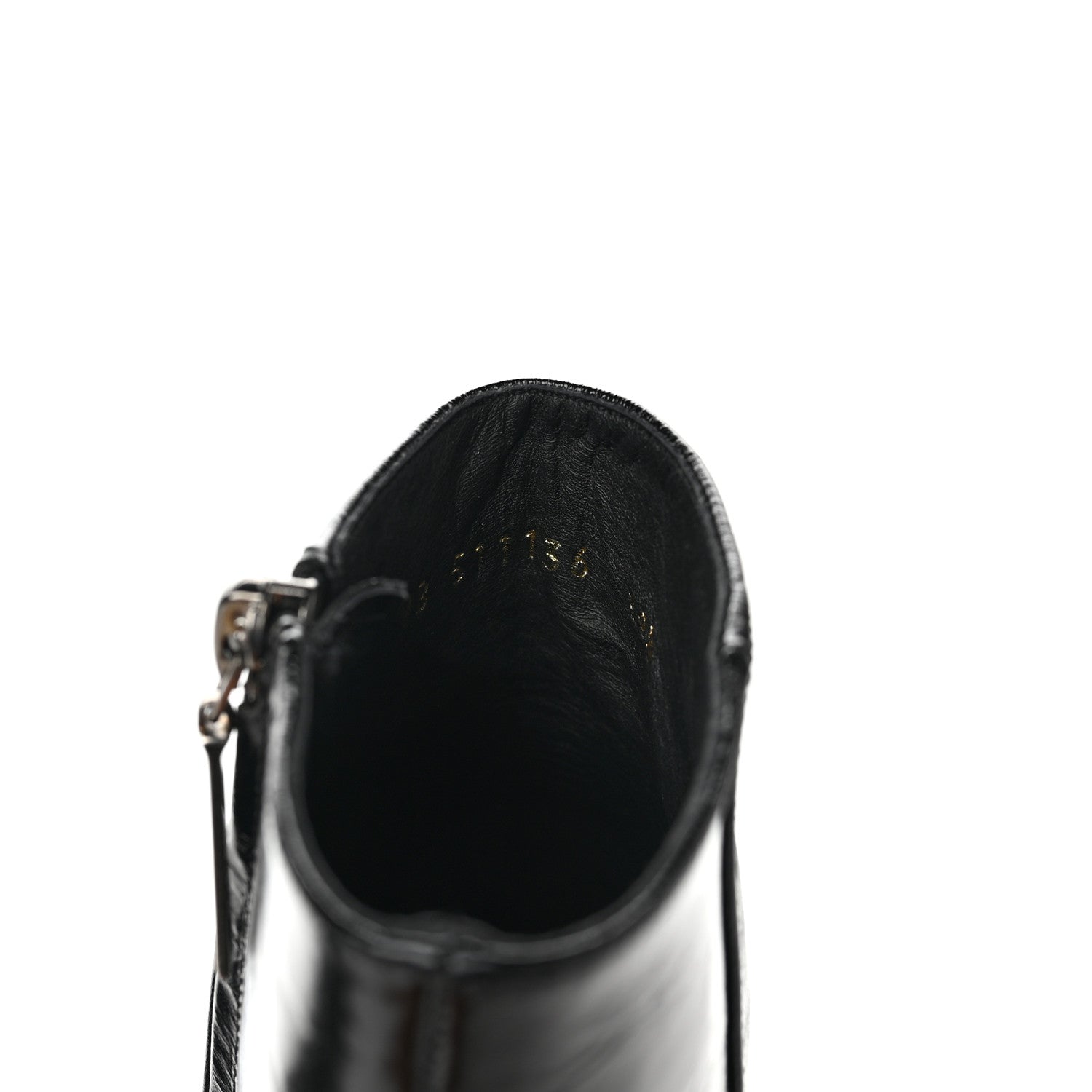 Saint Laurent Calfskin Loulou 70 Uniform Ankle Boots 38.5 Black 7 of 7